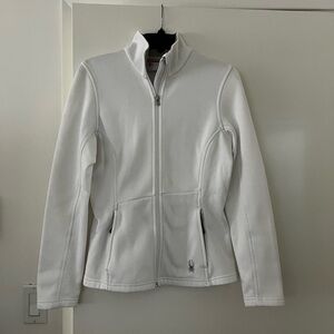 ❤️ Spyder White Ski Jacket Fitted Silhouette